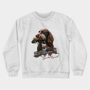 The Sprocker Spaniel , Gun dog Crewneck Sweatshirt